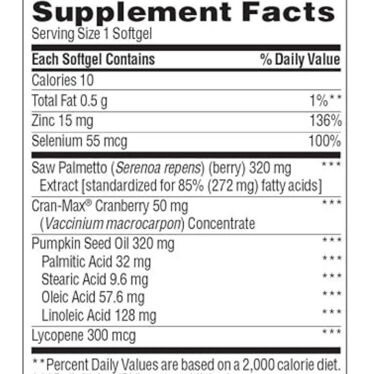 trunature Prostate Plus Health Complex – Men's Health Dietary Supplement (pack of 2)