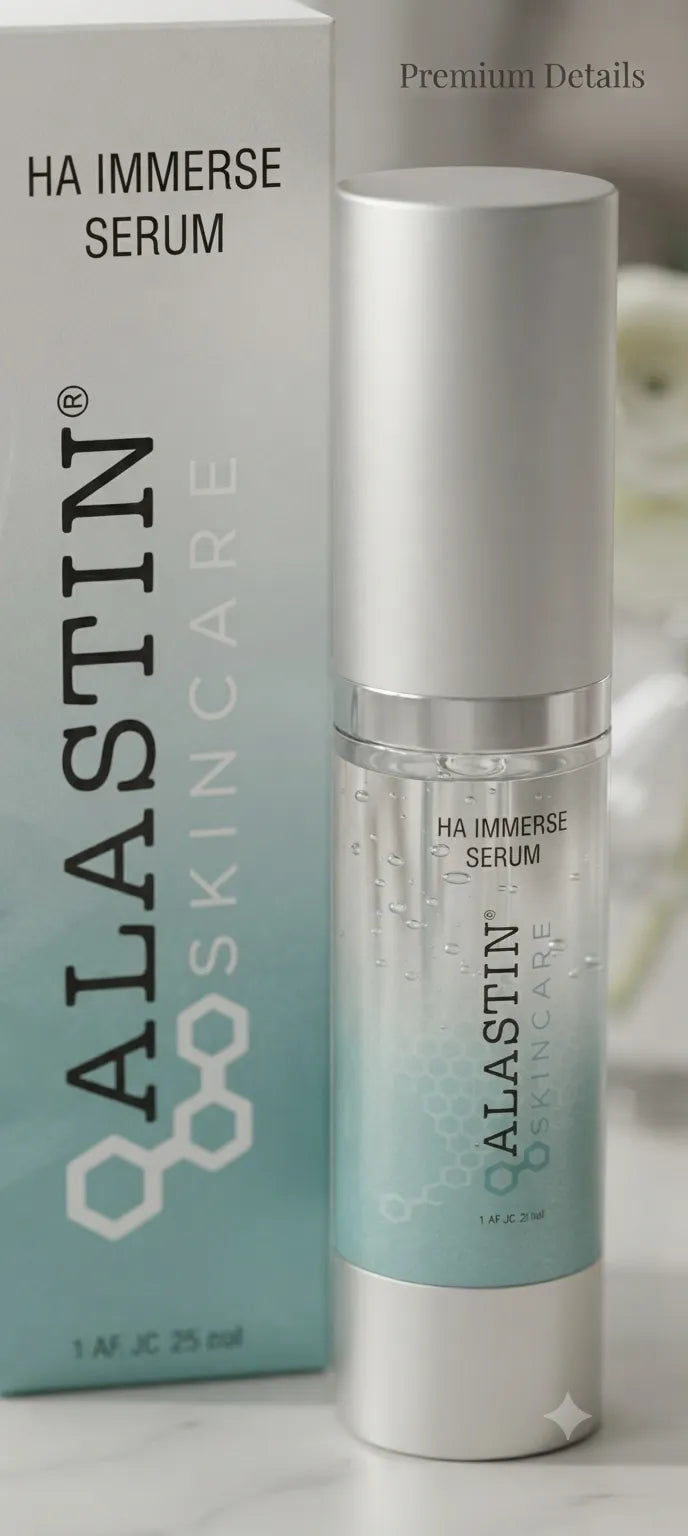 ALASTIN Skincare HA Immerse Hyaluronic Acid Serum for Deep Hydration, 1 oz