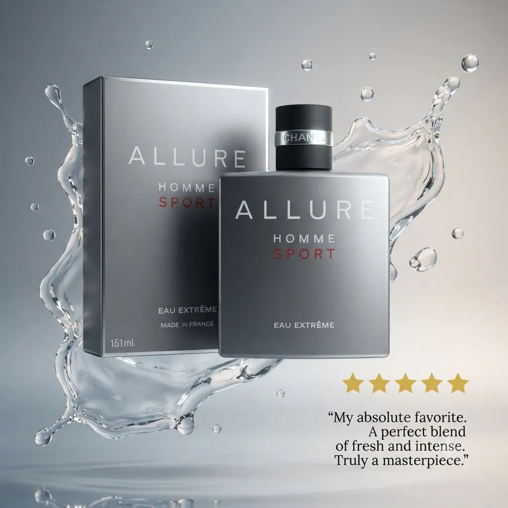 Chanel Allure Homme Sport Eau Extreme Cologne for Men, 150 ml