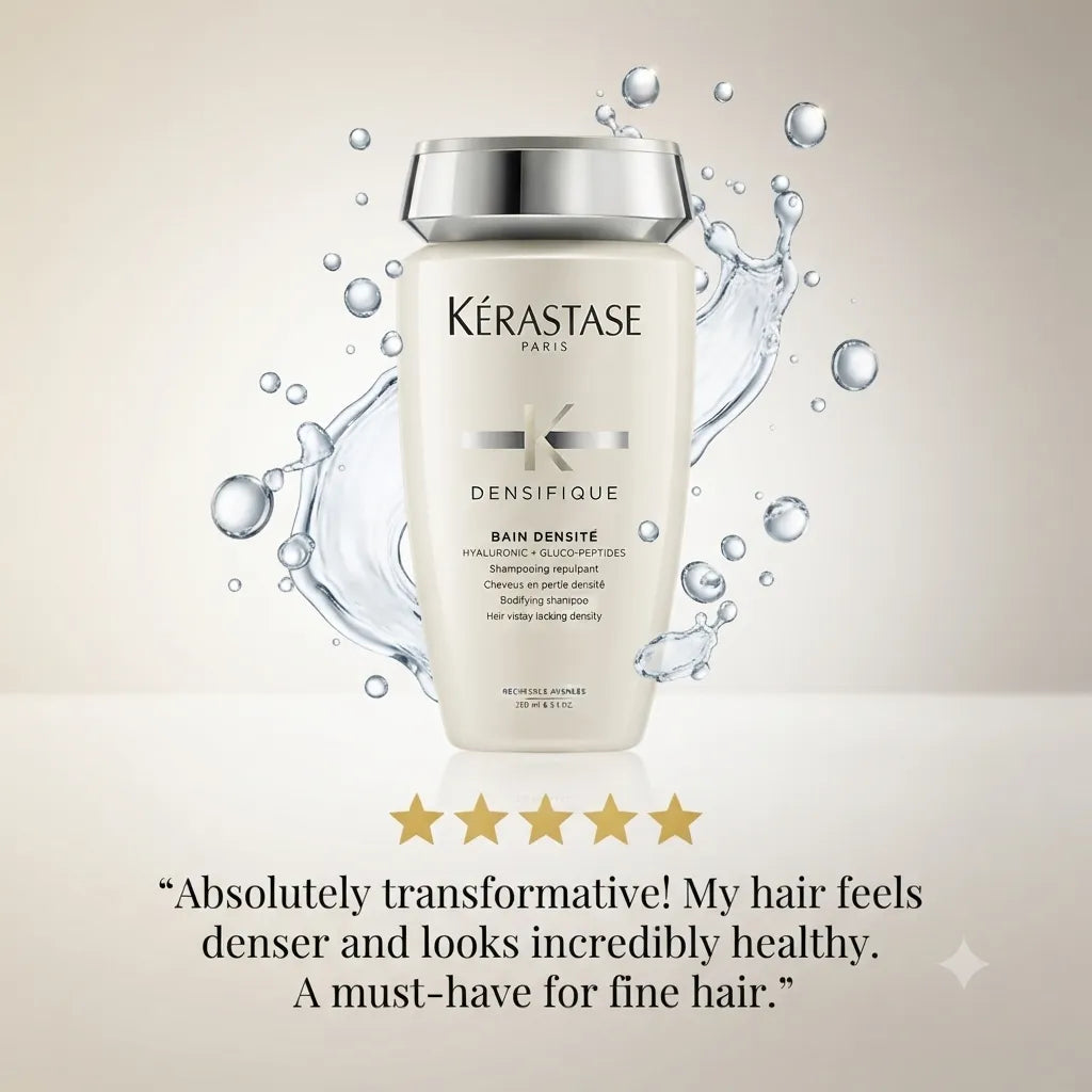 Kérastase Densifique Bain Densite Thickening Shampoo for Thinning Fine Hair, 250 ml