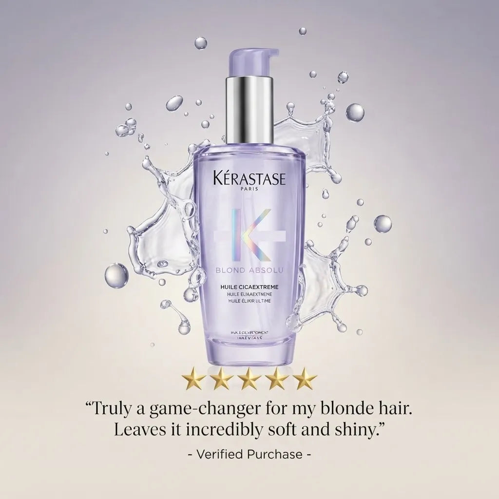 Kérastase Blond Absolu Cicaextreme Strengthening Hair Oil for Bleached Blonde Hair, 100 ml