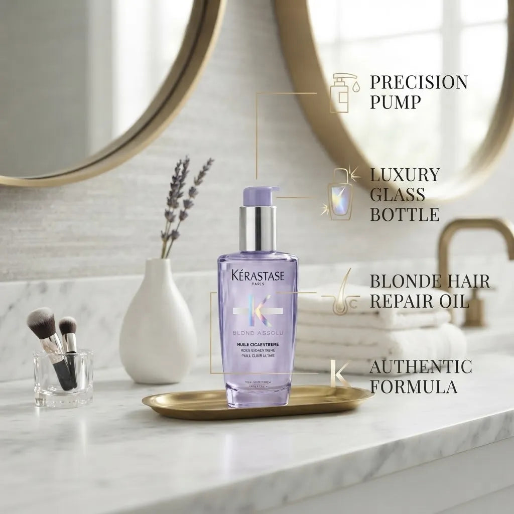 Kérastase Blond Absolu Cicaextreme Strengthening Hair Oil for Bleached Blonde Hair, 100 ml