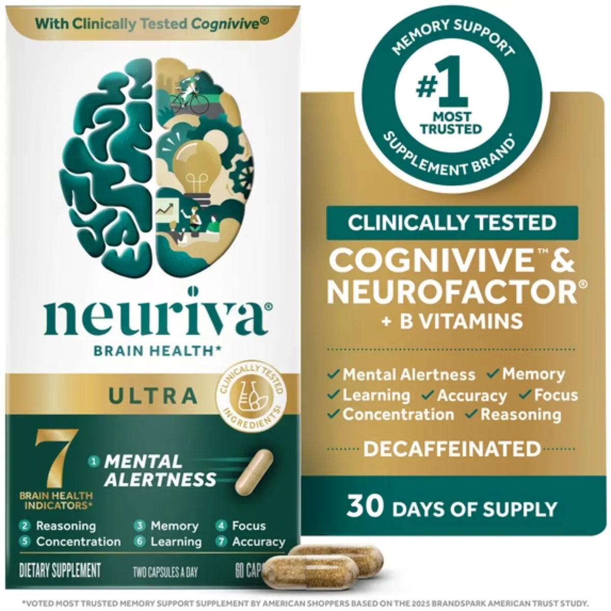 Neuriva Brain Health Ultra    (pack of 2)