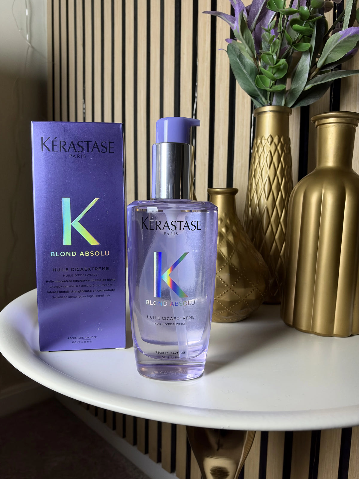Kérastase Blond Absolu Cicaextreme Strengthening Hair Oil for Bleached Blonde Hair, 100 ml